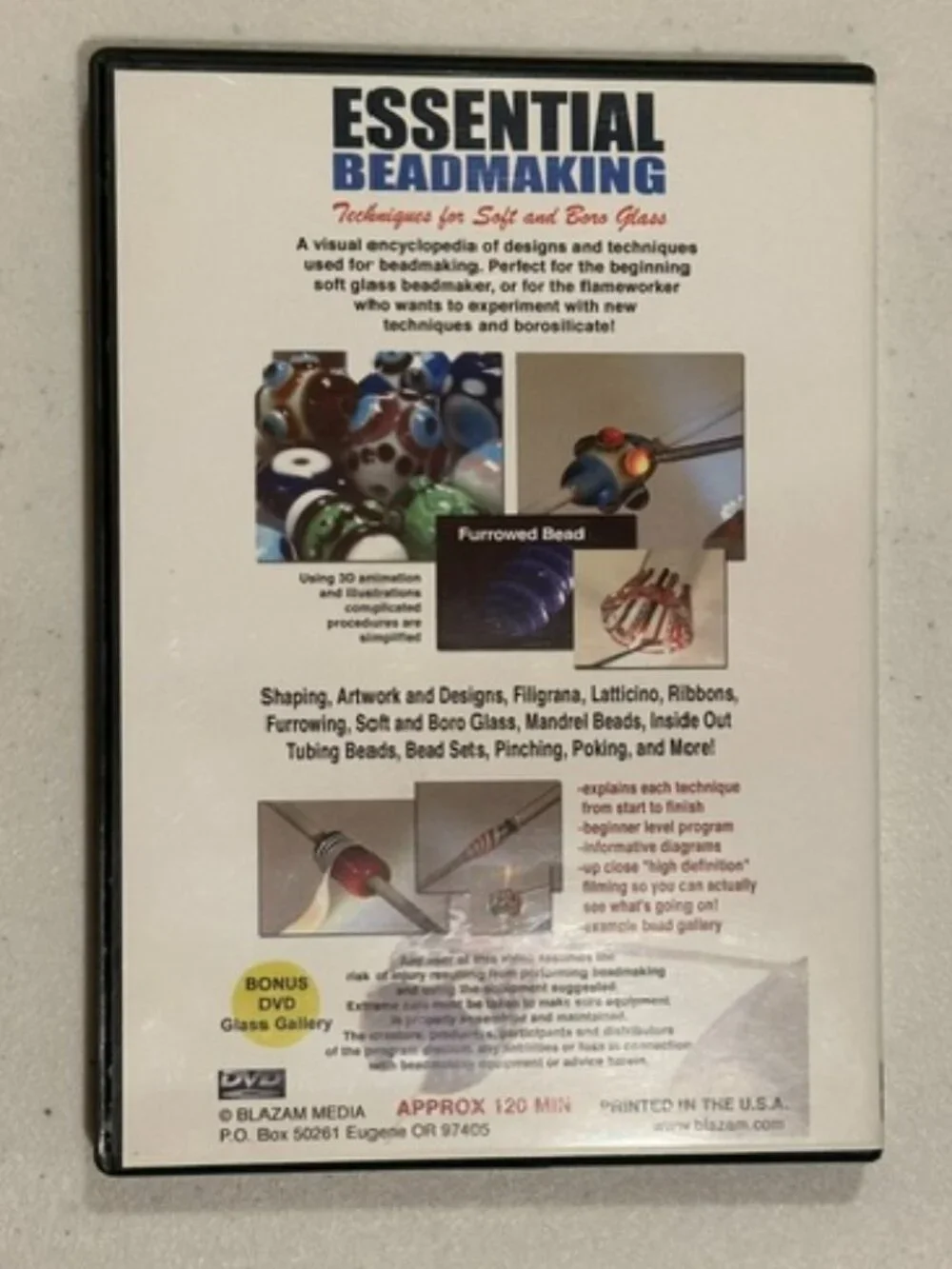 DVD-Essential Beadmaking: Beginner Techniques for Soft Glass and Borosilicate